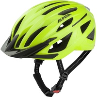 Alpina GENT MIPS - Reflektierender, Optimal Sichtbarer & Sicherer MIPS Fahrradhelm Mit Fliegennetz Für Erwachsene, be visible gloss, 55-59 cm