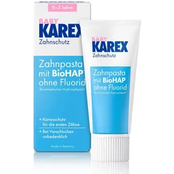 Baby Karex Zahnpasta Karies-Schutz mit BioHAP* als Einstieg in die tägliche Zahnpflege-Routine