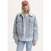 Levi's Damen, 90s Sherpa Trucker Jeansjacke Morning sunlight, M