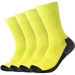 Sportsocken CAMANO, Damen, Gr. 39 (42), grün (lime), Materialmix, uni und meliert, mehrfarbig, normal, Socken, mit feuchtigkeitsregulierendem Material