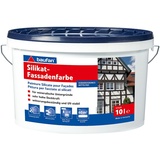 Baufan Silikat-Fassadenfarbe Weiß 10 l