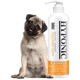 HYPONIC Hypoallergenes Erstklassige Hundeshampoo (Welpen & Kurzmäntel, 10,1 oz) - Trockene Haut, feuchtigkeitsspendendes Hundeshampoo Baumwollblüte Orange