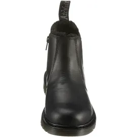Dr. Martens Winterboots DR. MARTENS "2976", Mädchen, Gr. 32, schwarz, Elastischer Einsatz, Leder, Schuhe Winterboots, mit zusätzlichem Innen-Reißverschluss
