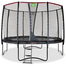 EXIT TOYS PeakPro 305 cm inkl. Sicherheitsnetz und Leiter schwarz