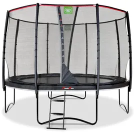 EXIT TOYS PeakPro 305 cm inkl. Sicherheitsnetz und Leiter schwarz