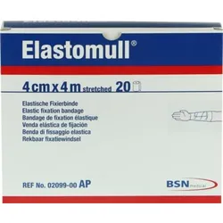 Elastomull 4cmx4m streched Elastische Fixierbinde 20 St Binden