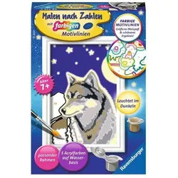 RAVENSBURGER 28773 Malen nach Zahlen - Wolfsportrait