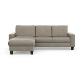Home Affaire Ecksofa HOME AFFAIRE "Summer L-Form", grau (steel), B:249cm H:91cm T:164cm, 95% Polyester, 5% Polyamid, Sofas, Ecksofa, mit Recamiere, mit oder ohne Bettfunktion und Bettkasten, Cord-Bezug
