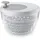 Guzzini Salatschleuder Ø 26 cm 4,0 Liter Weiß