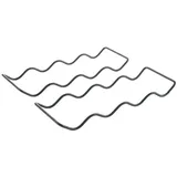 Metaltex Flaschenregal 32 x 2,8 x 11 cm Schwarz