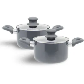 Buri Rom Topf-Set 2-tlg. Kochtopf + Deckel