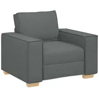VidaXL Sofa Stuhl Dunkelgrau 60 cm Stoff