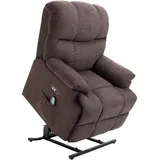 Homcom Massagesessel, Braun, Kunststoff, 95x105x83 cm, Wohnzimmer, Sessel, Polstersessel