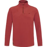 Protest Fleece Sweatshirt 1/4-Reißverschluss Barn Red L