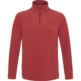 Protest Fleece Sweatshirt 1/4-Reißverschluss Barn Red L