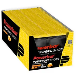 POWERBAR Energiegummis Powergel Shots Orange 60g | 24 Beutel Box
