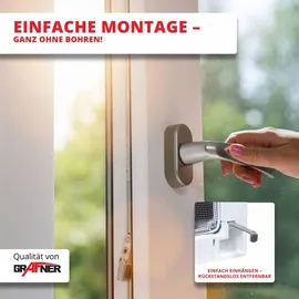 Grafner Fliegenschutzgitter 130 x 150 cm Weiß