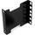 Startech Rack Adapter 2HE Stahl 10 cm schwarz 2 Stück(e)