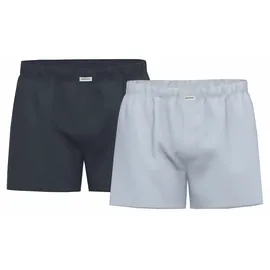 Seidensticker Web-Boxershorts blau 2er Pack L