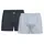 Seidensticker Web-Boxershorts blau 2er Pack L
