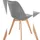 CLP Esszimmerstuhl Linares grau/Cord