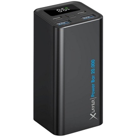 XLAYER Powerbank Power Bar 20000mAh, schwarz