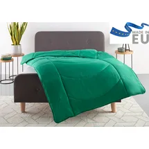 MY HOME Microfaserbettdecke MY HOME "Microlux, Bettdecke 135x200 cm, und Übergrößen bis 240x220cm", grün, B:155cm L:220cm, Bezug: 100% Polyester. Obermaterial: 100% Polyester.