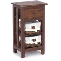 DESIGN DELIGHTS Telefontisch, Hellbraun, Holz, 38x70x28 cm, Wohnzimmer, Wohnzimmertische,