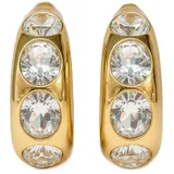 FILIPPA FIRENZE Ohrclips Venice Ice goldfarben 2013796 Edelstahl