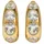 FILIPPA FIRENZE Ohrclips Venice Ice goldfarben 2013796 Edelstahl