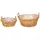 vidaXL Blumentopfkorb 2 x 2 pcs Braun