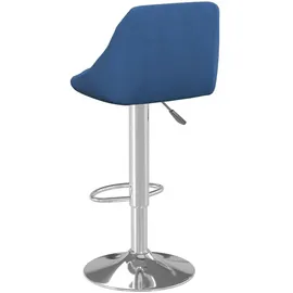 vidaXL Barhocker drehbar höhenverstellbar Blau