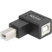 DeLock USB 2.0 Adapter, Typ-B Stecker zu Buchse 90°