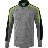 Erima Unisex Liga 2.0 Trainingstop, Grau Melange/Schwarz/Green Gecko, M EU