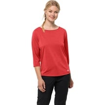 Jack Wolfskin Jwp 3/4-arm T-shirt - Tango Orange - S