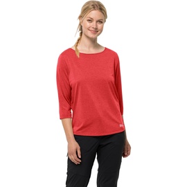 Jack Wolfskin Jwp 3/4-arm T-shirt - Tango Orange - S