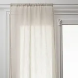 Atmosphera - 2er-Set Vorhänge Fred - Leinen 60x160 cm - Weiß