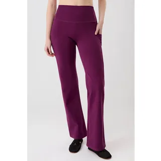 Mandala Straight Pants black plum L