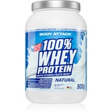 Body Attack 100% Whey-Protein Molkenprotein Geschmack Natural 900 g