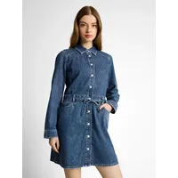 Tom Tailor Jeanskleid Mini Blusenkleid Blau 36