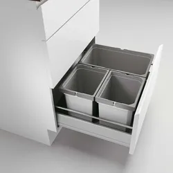 Cox® Box 235 S/600-3, Abfallsammler für vorhandene Auszüge, hellgrau