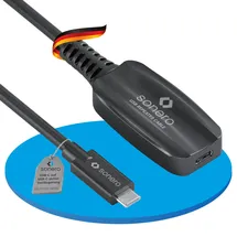 Sonero USB-C auf USB-C 5 m Schwarz