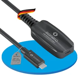 Sonero USB-C auf USB-C 5 m Schwarz