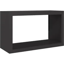 vidaXL Brennholzregal Stahl 100 x 40 x 60 cm Schwarz