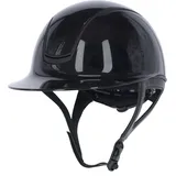 Covalliero Reithelm Eclipse Polo, ERTSystem - lackschwarz, - M(56-58)