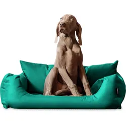 Tierlando NEMO Hundebett Hundesofa S M L Hundekorb Katzenbett 65 80 100cm türkis 65 cm, 20 cm, 50 cm