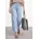 Damen Gr 34 loose fit 7/8-Länge 5-Pocket-Jeans mit Stretch