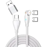 4smarts USB-C auf USB-A 1,8 m Weiß
