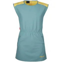 Mädchen Arendal Kleid Gletschergrün/Limonade Waldgrün|säuregelb|säuregelb 96-102cm 3-4J