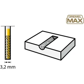 DREMEL Fräser 3,2 mm 1 Stück